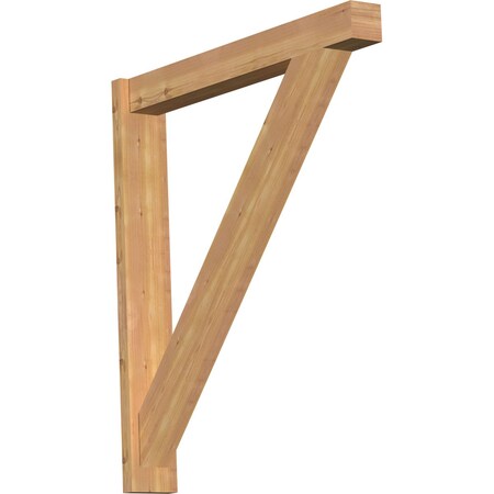 Ekena Millwork Traditional Block Smooth Outlooker, Western Red Cedar, 5 1/2"W x 38"D x 42"H OUT06X38X42TRA05SWR